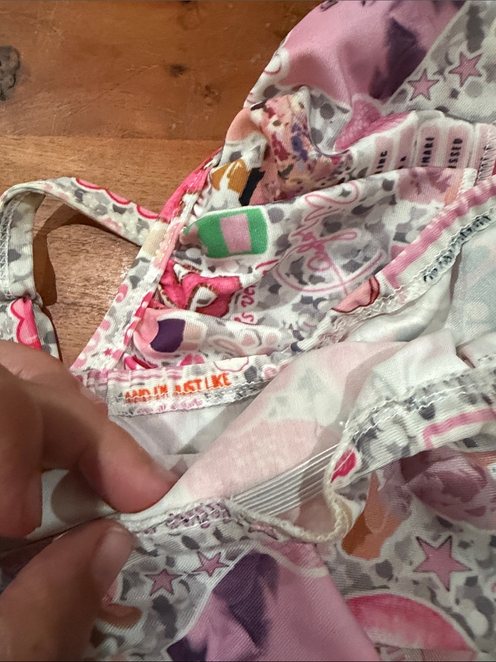 Swiftie Patterned Ruffle Two-Piece swim Set - Picture 5 of 5